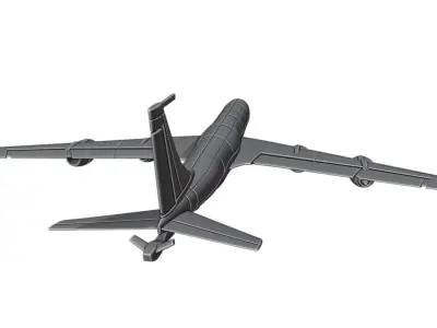 Boeing KC-135 Stratotanker 3D print model