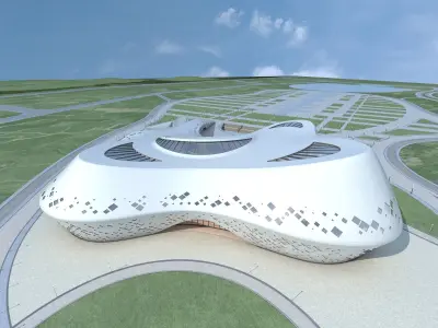 Commercial Center Complex 3D model