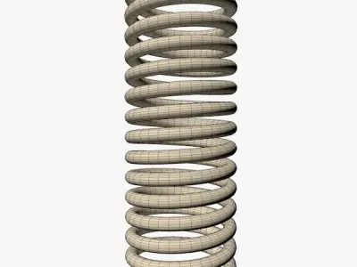 Metal Spiral 3D model
