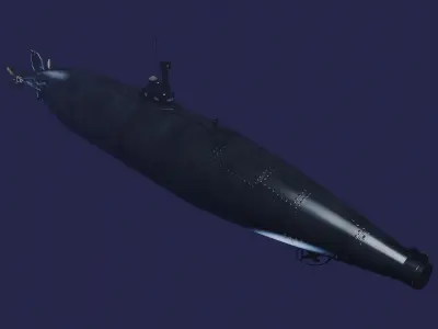 Isaac Peral sub full model 3D model