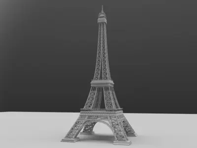 eiffel tower 3D model