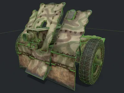 leIG 18 Low-poly 3D model