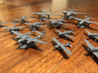 American WW2 Aircraft 3D print model