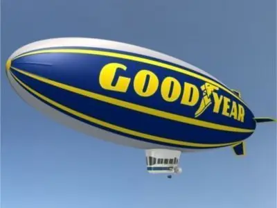 Goodyear Blimp 3D model