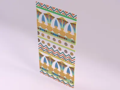 Egyptian Symbols - 049 Low-poly 3D model