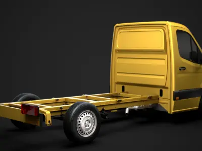RAM Sprinter Chassis Single Cab L2 FWD 2020 3D model