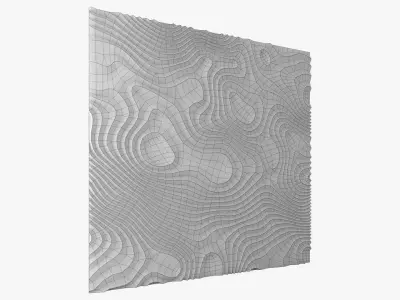 wave wall 20 3D model