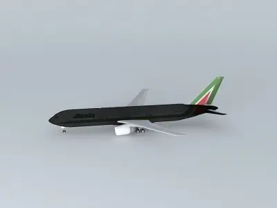 Alitalia Boeing 767 300 Free 3D model