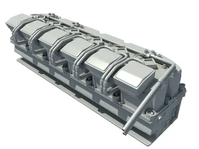 Engine Part V1 3D model