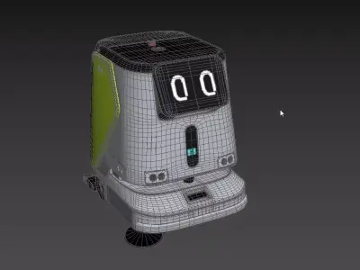 Intelligent Commercial Cleaning Robot Pudu CC1 3D model