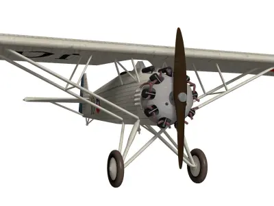 Vickers Type 121 Wibault Scout 3D model