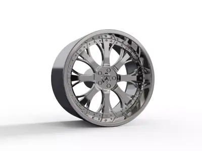 ASANTI AF153 WHEEL 3D MODEL 3D model