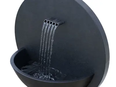 Satu Bumi Dupont Wall Water Piece 3D model