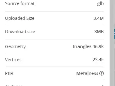 Blue Lightsaber by Tripo Free 3D model