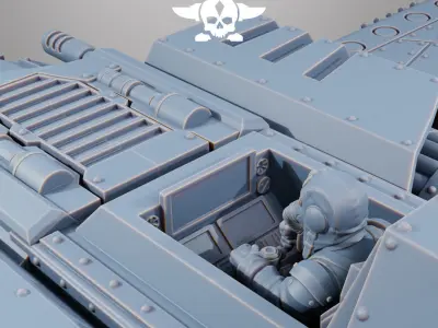 GrimGuard SF-19A Fighter Plane 3D print model