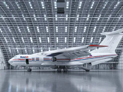 Hangar Exterior-Interior 1 3D model