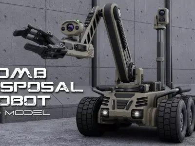 Bomb Disposal Robot 3D model