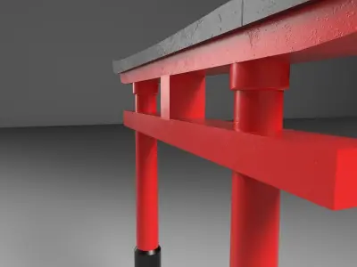 Santuario Low-poly 3D model