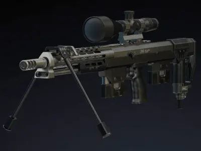 DSR Precision Low Poly Realistic Low-poly 3D model