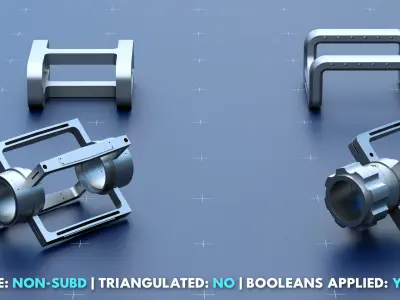 Factory Greeble Kitbash Pack 4 3D model