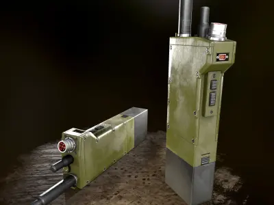 Walkie-Talkie Radio Low-poly 3D model Low-poly 3D model