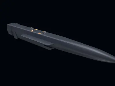 Supersonic Cruise Missile 3D model