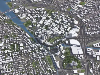 Providence Low-poly 3D model