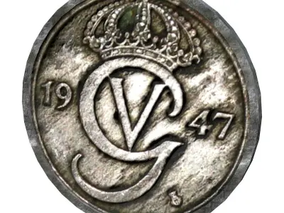 Historic Coins Low-poly 3D model