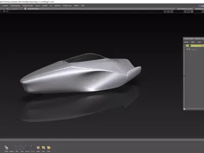 Spaceship sci fi Free DOWNLOAD part first Free 3D model