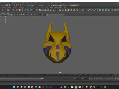Cyberpunk Mask 2022 - Highpoly 3D model and 3D print ready model 3D print model