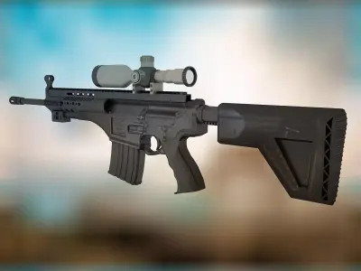 Mpt-76 Rifle Free 3D model