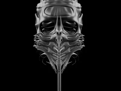 Dark Lord Head 3D model