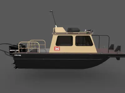 Sea Ark Little Giant  Low-poly 3D model