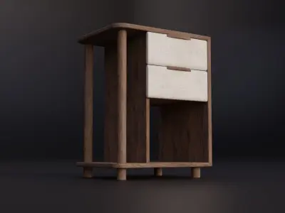 Modern Beside Table Free 3D model