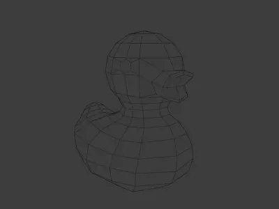 Rubber Duck Free low-poly 3D model