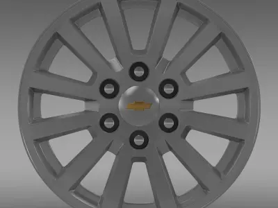Chevrolet Tahoe Hybrid 2012 rim 3D model