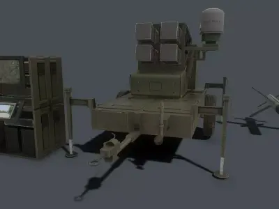 Exactor mk2 Low-poly 3D model