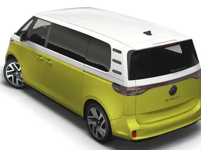 VW IDBuzz LWB 2023 3D model