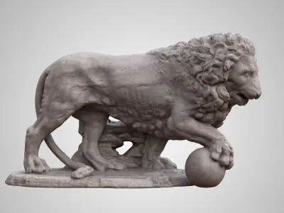 Fancelli Ancient Lion 3D model
