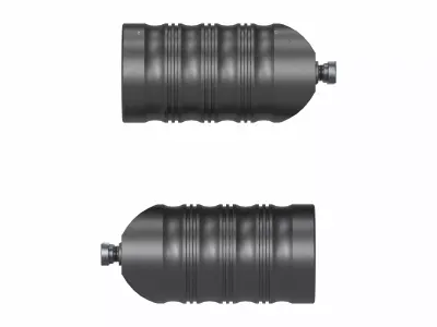 Arisaka Vertical Grip Foregrip Low-poly 3D model