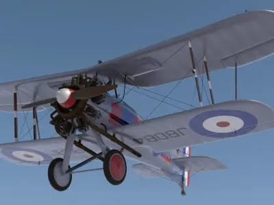 Gloster Gamecock Free 3D model