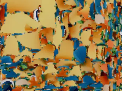 Cute Cartoon Colorful Parrot 3D Model Low-poly 3D model