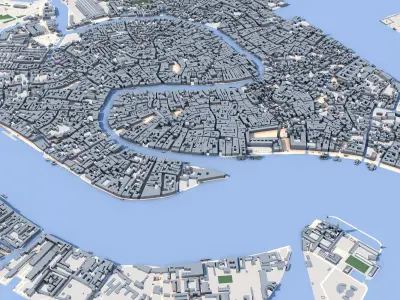 Venice City Italy 3D model