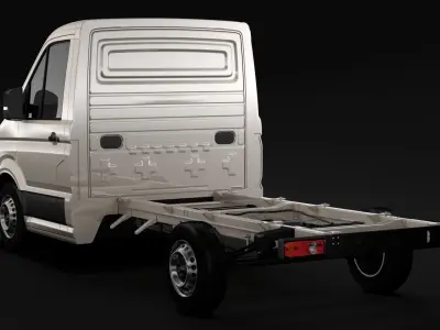 MAN TGE Chassis Single-Cab 2017 3D model