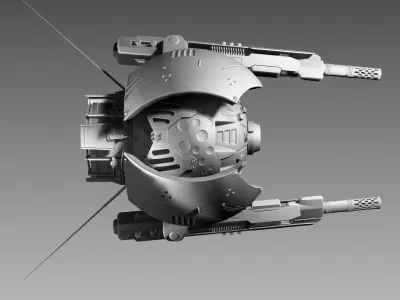 Flying Drone 3D model