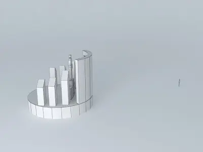 Juarez Monument 3D model