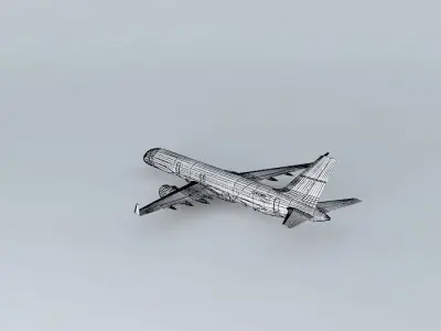 GoldenJet Paralympics Boeing 757 217W Free 3D model