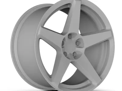 HRE RS205M Detailed 3D Model 3D model