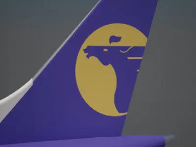 Mongolian Airlines Boeing 737 Max 8 3D model