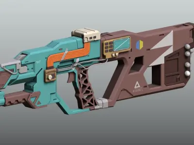 Mastablasta Gun 3D model